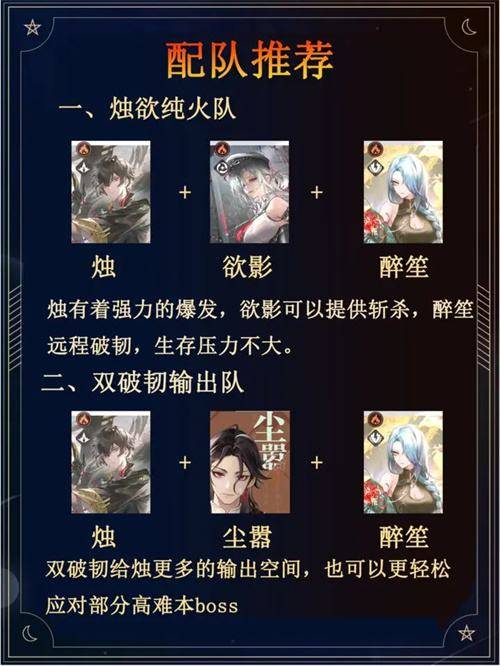 《归龙潮》烛潮品怎么加点配队 烛潮品全方位养成攻略（2）