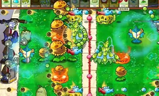 《PVZ杂交版》益智模式继续夹击图文通关流程（4）