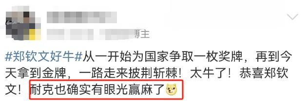 详细介绍(澳门王中王100%的资料2024)她一句话，让耐克扭转负面口碑！郑钦文商业价值暴涨背后的秘密