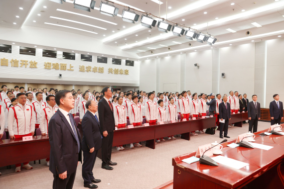 管家婆一码一肖资料大全四柱预测,巴黎奥运会中国体育代表团成立，能否再创佳绩？